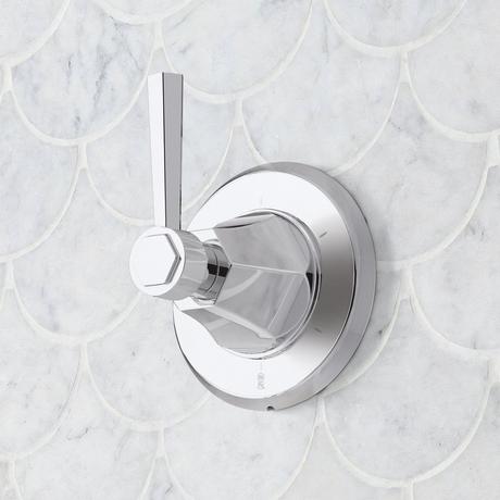 Elita Thermostatic Shower System With Hand Shower - Lever Handles