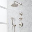 Elita Thermostatic Shower System With Hand Shower - Lever Handles, , large image number 1