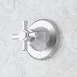 Elita Thermostatic Shower System With Hand Shower - Cross Handles - Chrome, , large image number 2