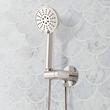 Elita Thermostatic Shower System With Hand Shower - Cross Handles - Polished Nickel, , large image number 5