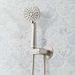 Elita Thermostatic Shower System With Dual Showerheads and Hand Shower - Lever - Brushed Nickel, , large image number 5