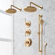 Elita Thermostatic Shower System - Dual Showerheads, Slide Bar and Hand Shower - Lever Handles, , large image number 0