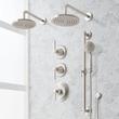 Elita Thermostatic Shower System - Dual Showerheads, Slide Bar and Hand Shower - Lever Handles, , large image number 1