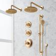 Elita Thermostatic Shower System - Dual Showerheads, Slide Bar and Hand Shower - Cross Handles, , large image number 0