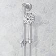 Elita Thermostatic Shower System - Dual Showerheads, Slide Bar and Hand Shower - Cross - Chrome, , large image number 5