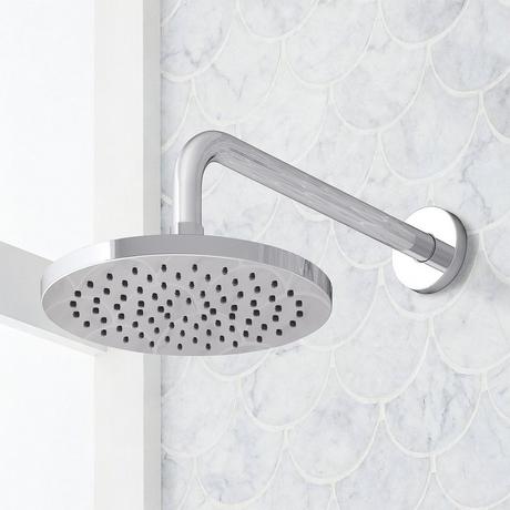 Elita Thermostatic Shower System With 3 Body Sprays and Hand Shower - Lever Handles
