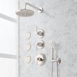 Elita Thermostatic Shower System With 3 Body Sprays and Hand Shower - Lever Handles, , large image number 3