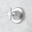 Elita Thermostatic Shower System With 3 Body Sprays and Hand Shower - Cross Handles - Chrome, , large image number 3
