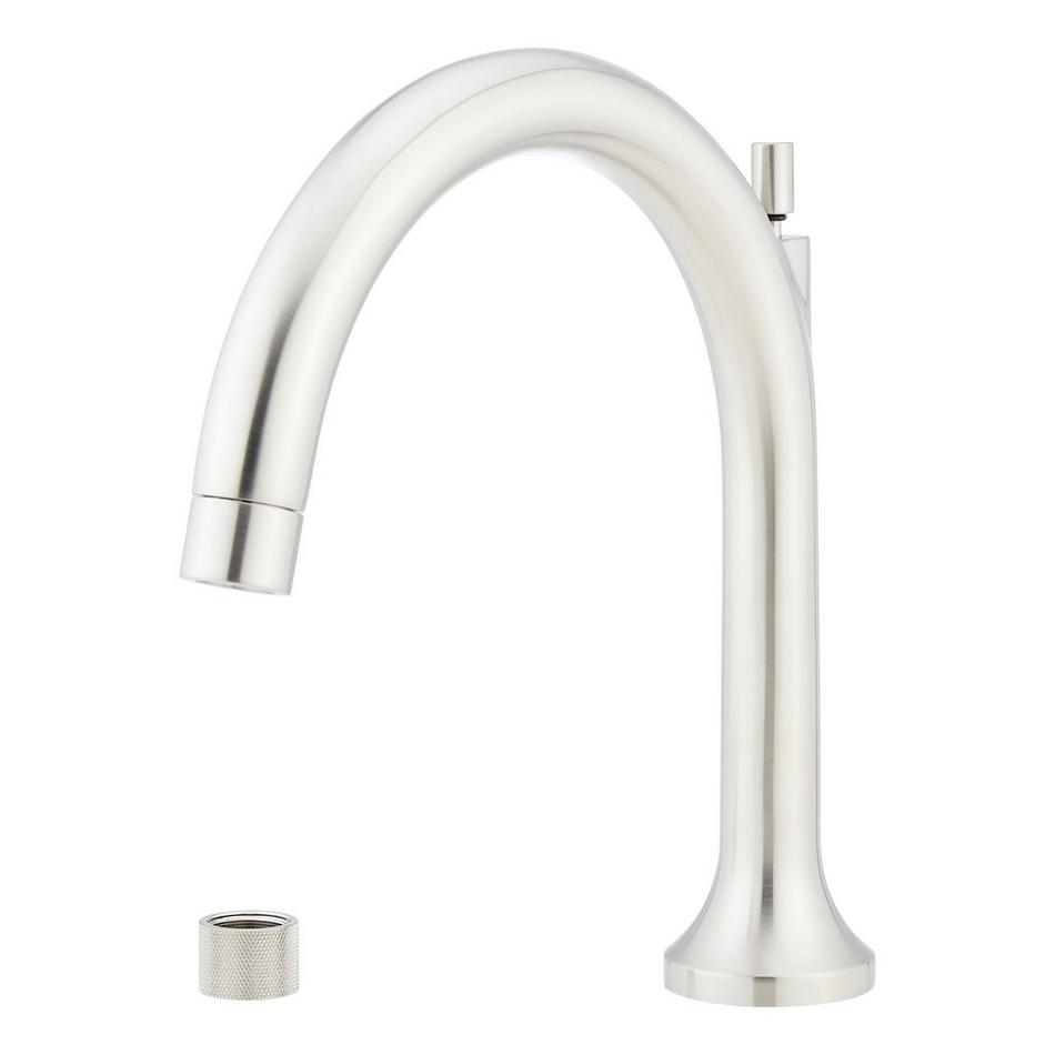 Lentz 4-Hole Roman Tub Faucet and Hand Shower - Less Handles - Brushed Nickel, , large image number 0