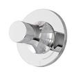 Lentz In-Wall Shower Volume Control Trim - Less Handle - Chrome, , large image number 0