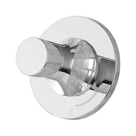 Lentz In-Wall Shower Volume Control Trim - Less Handle - Chrome