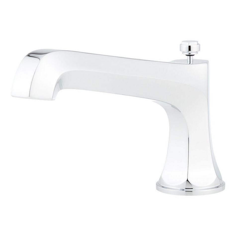 Elita 4-Hole Roman Tub Faucet and Hand Shower - Less Handles - Chrome, , large image number 0