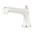 Elita 4-Hole Roman Tub Faucet and Hand Shower - Less Handles - Brushed Nickel, , large image number 0