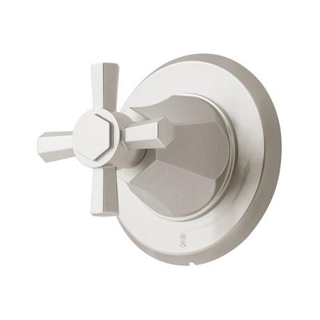 Elita In-Wall Shower Volume Control Trim - Less Handle - Brushed Nickel