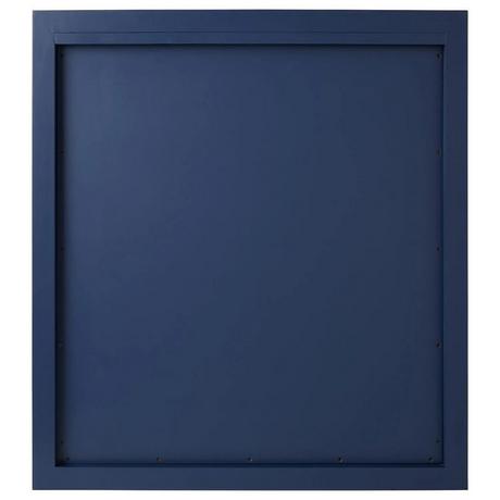 Thorton Mahogany Vanity Mirror - Bright Navy Blue