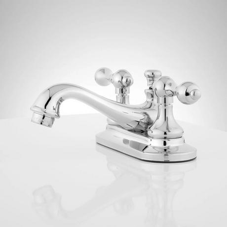 Teapot Centerset Bathroom Faucet - Lever Handles