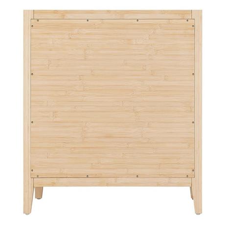 30" Arrietty Vanity - Natural Bamboo - Vanity Cabinet Only