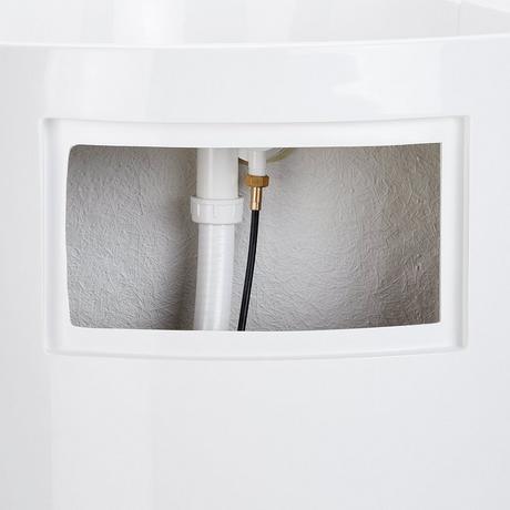 55" Kamiza Walk-In Freestanding Japanese Soaking Tub