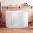 55" Kamiza Walk-In Freestanding Japanese Soaking Tub, , large image number 1