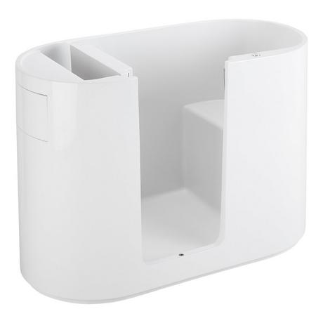 55" Kamiza Walk-In Freestanding Japanese Soaking Tub