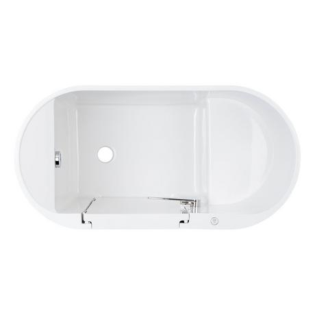 55" Kamiza Walk-In Freestanding Japanese Soaking Tub