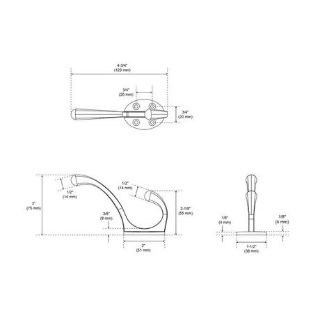 Briony Cast Iron Double Hook
