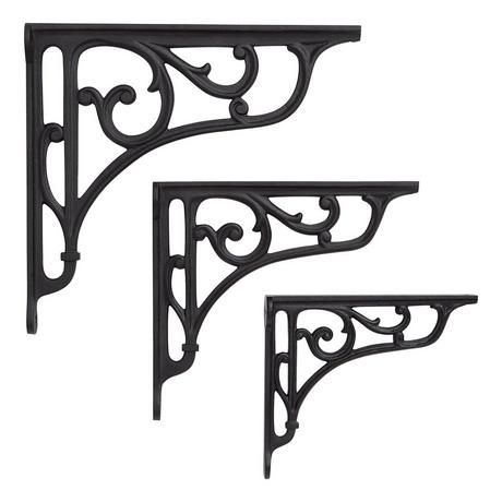 Amaranth Cast Iron Shelf Bracket
