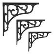 10" Amaranth Cast Iron Shelf Bracket, , large image number 1