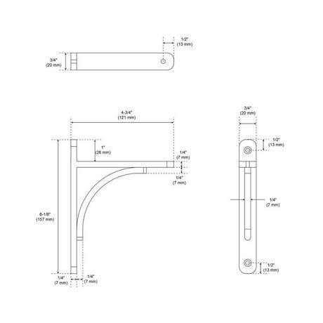 Trisden Cast Iron Shelf Bracket