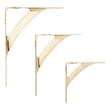 5-7/8" Veruca Brass Shelf Bracket - Polished Brass, , large image number 1