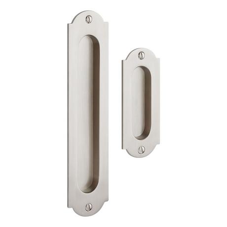 Gambon Recessed Brass Pocket Door Pull