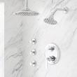 Cooper Pressure Balance Shower System with Rainfall Shower, Wall Shower & 3 Body Sprays, , large image number 1