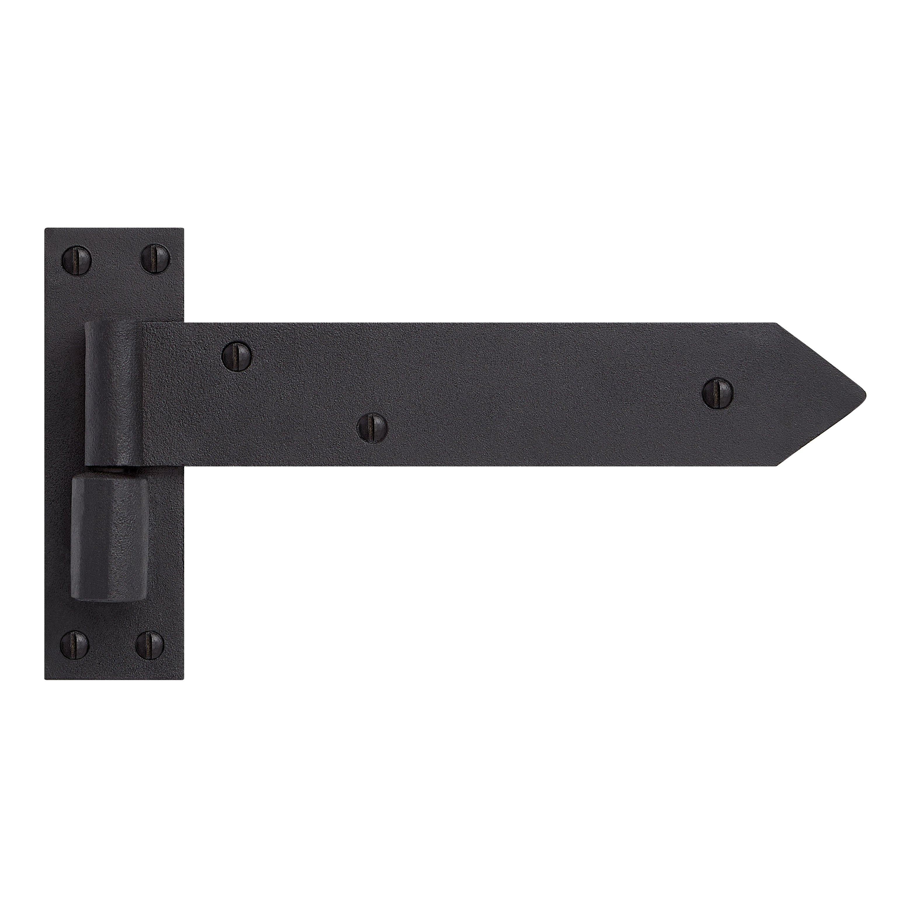 Vlad Hand-Forged Iron Strap Hinge with Pintle | Signature Hardware