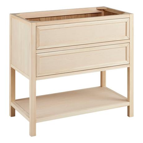 36" Robertson Console Vanity - Unfinished - Vanity Cabinet Only
