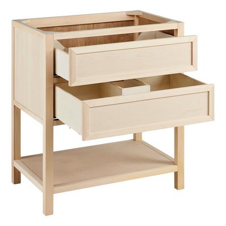 30" Robertson Console Vanity - Unfinished - Vanity Cabinet Only