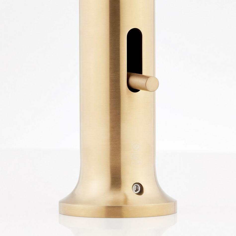 Berwyn 4-Hole Roman Tub Faucet and Hand Shower with Rough-In Valve - Brushed Gold, , large image number 3
