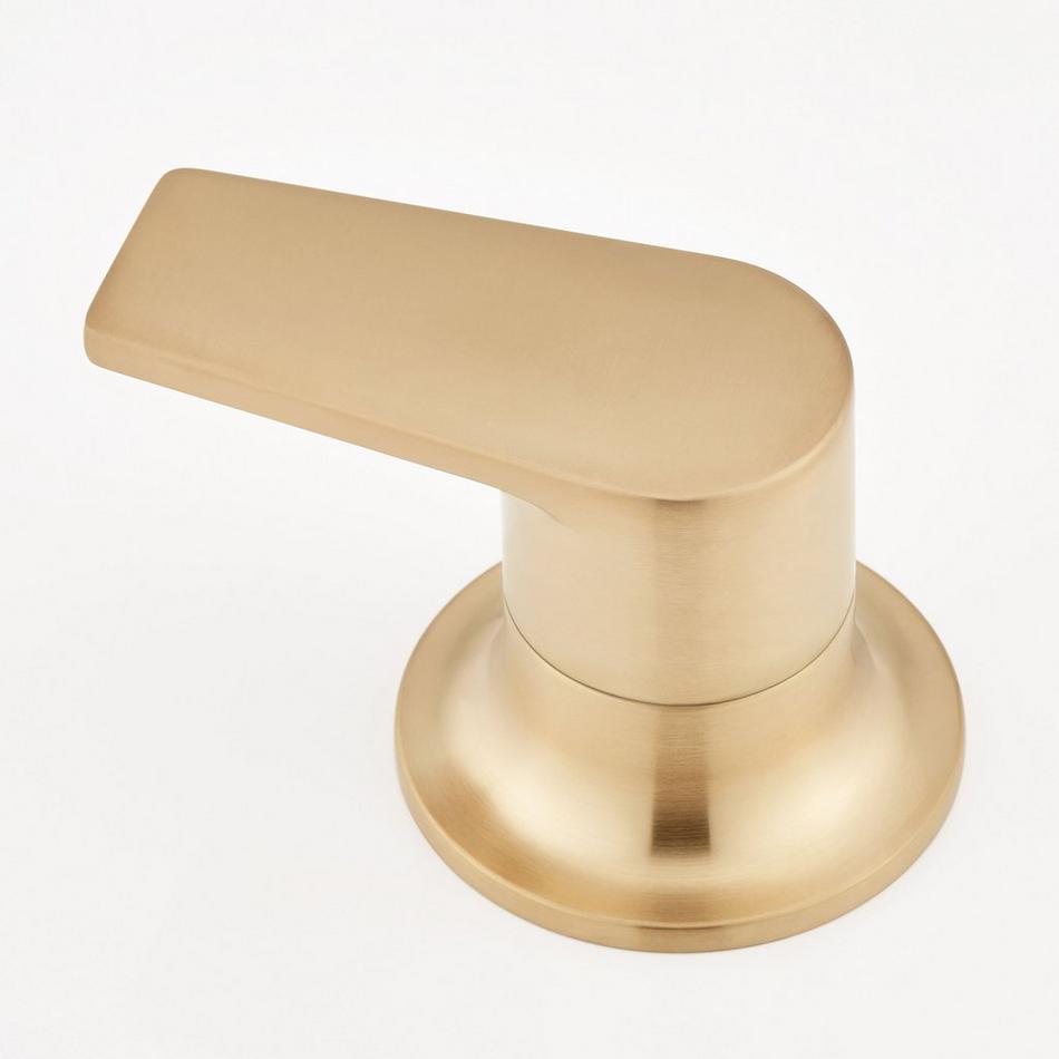 Berwyn 4-Hole Roman Tub Faucet and Hand Shower with Rough-In Valve - Brushed Gold, , large image number 2