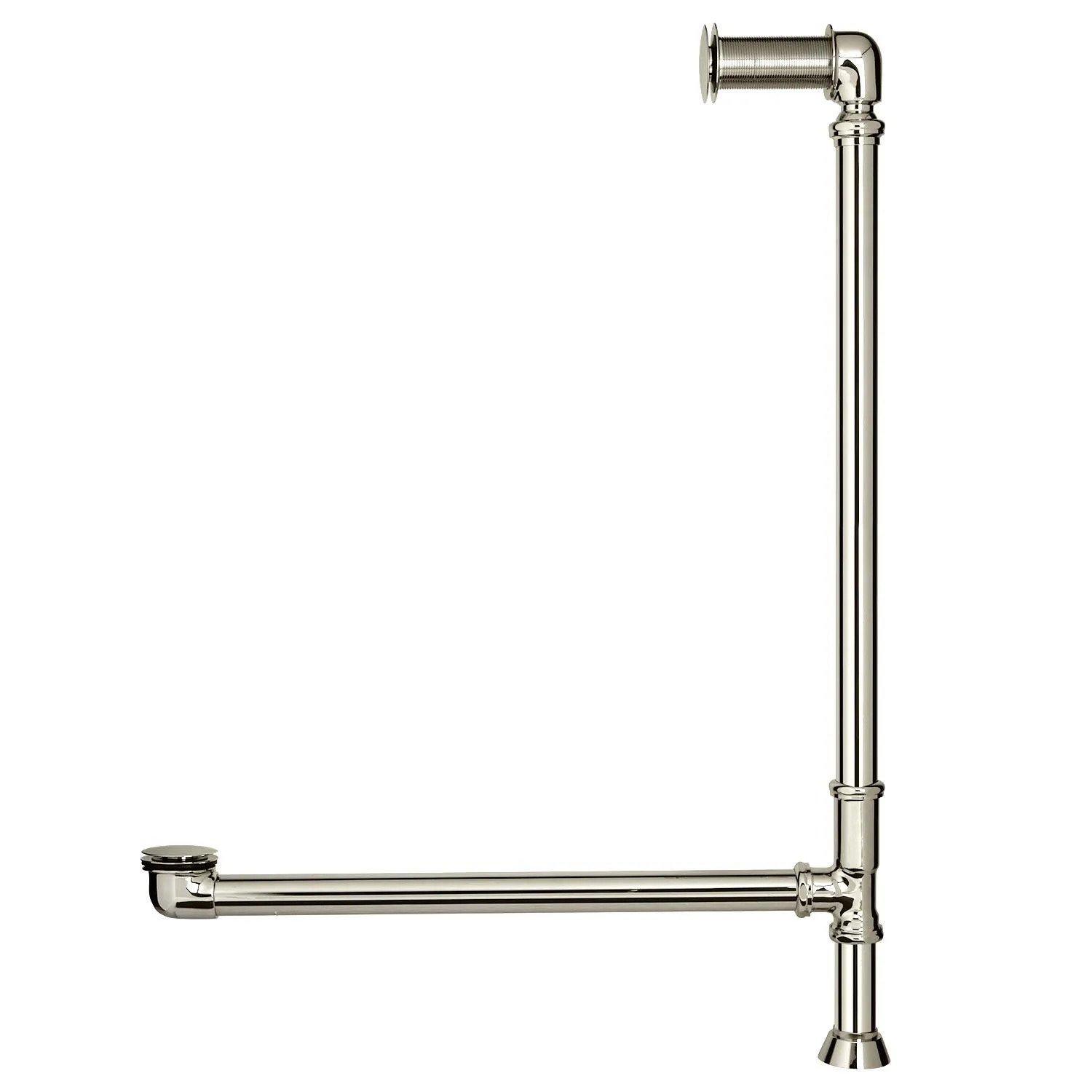 Extended Pop-Up Tub Drain - Swivel Head - Standard Overflow