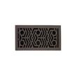 Hendrox Brass Floor Register - Oil Rubbed Bronze 6" x 14" (6-5/8" x 15-1/8" Overall), , large image number 0