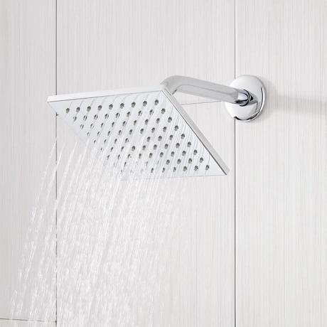 Riggs Square Shower Head With Standard Arm