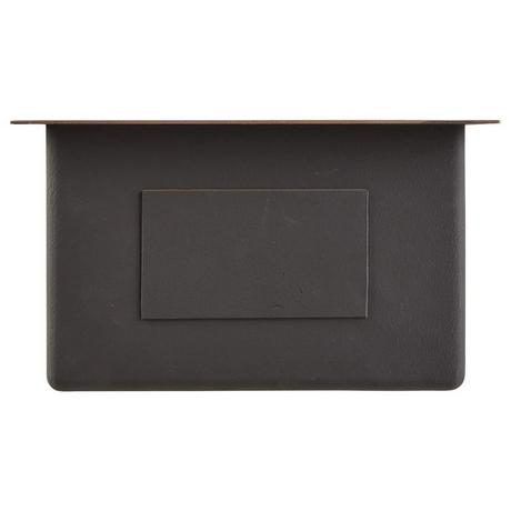15" Atlas Stainless Steel Undermount Prep Sink - Bronze