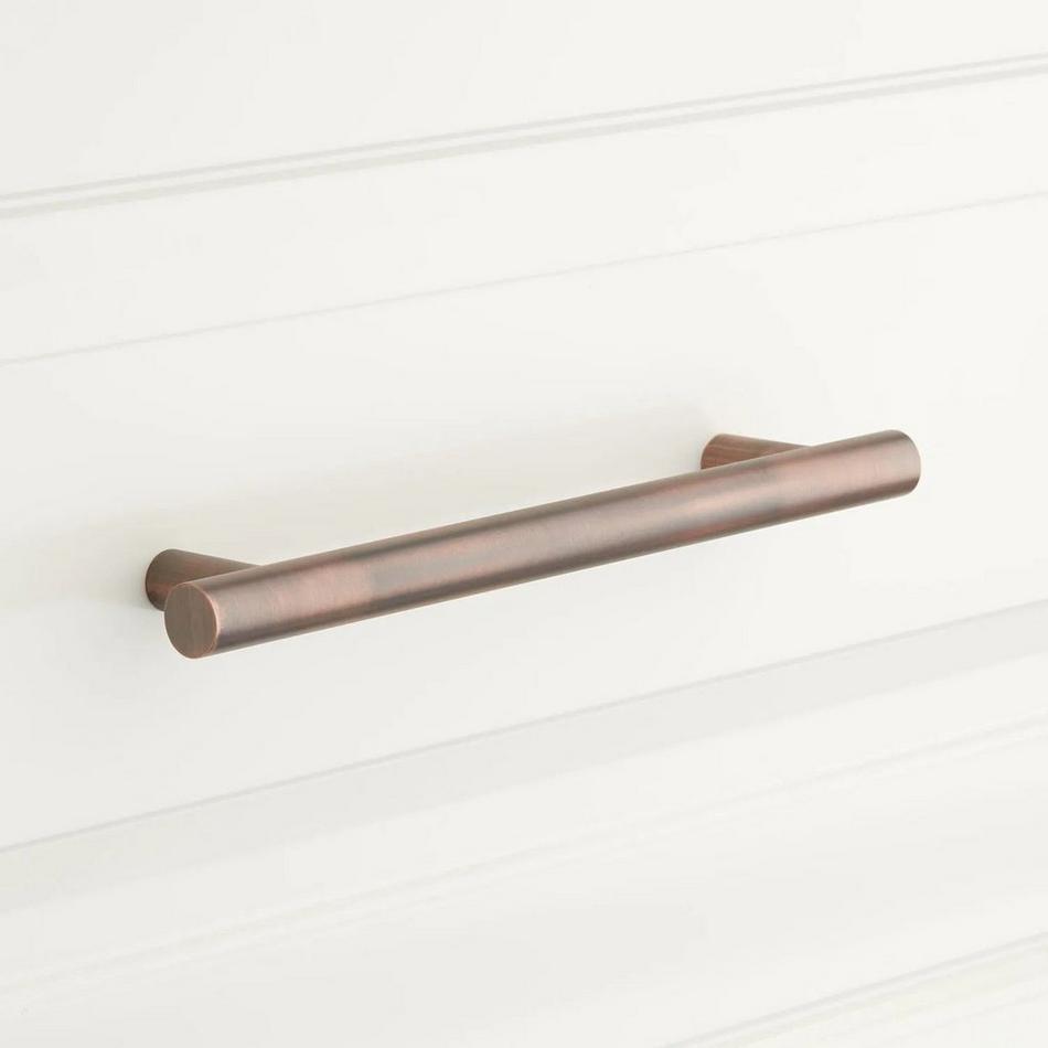 6" Avignon Solid Brass Cabinet Pull - Antique Copper, , large image number 0