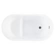 55" Emeigh Acrylic Freestanding Tub with Trim Kit, , large image number 2