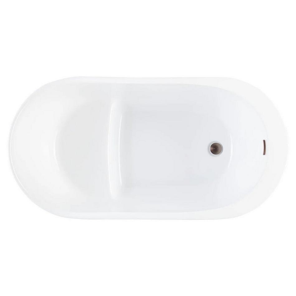 55" Emeigh Acrylic Freestanding Tub with Trim Kit, , large image number 2
