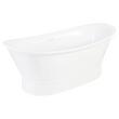 69" Desborough Acrylic Freestanding Double-Slipper Tub - Air Massage, , large image number 3