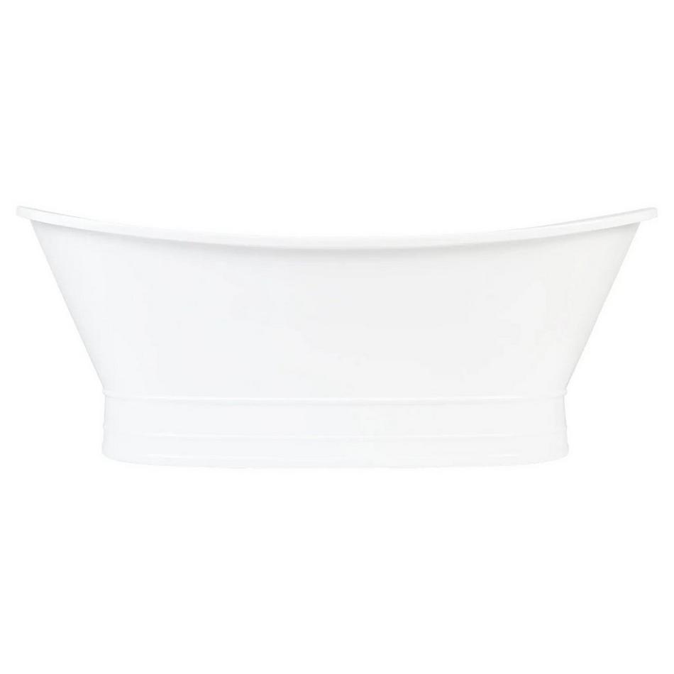 69" Desborough Acrylic Freestanding Double-Slipper Tub - Air Massage, , large image number 1