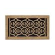 Old Victorian Solid Brass Floor Register - Oil Rubbed Bronze 6" x 8" (6-5/8" x 9-1/8" Overall), , large image number 6