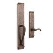 Griggs Solid Brass Dummy Entrance Door Set with Lever Handle - Left Hand - Antique Copper, , large image number 0