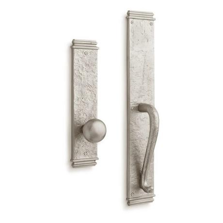Tolland Brass Entrance Door Set - Lever Handle - 2-3/8 Backset - Right Hand  - Brushed Nickel