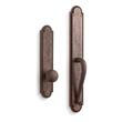 Marconi Solid Brass Entrance Door Set with Round Knob - Dummy, , large image number 1